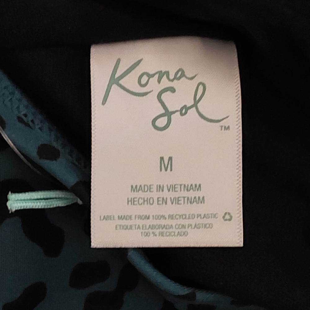 Women's High Neck Open Back Tankini Top | Kona Sol | Medium - Picture 9 of 9